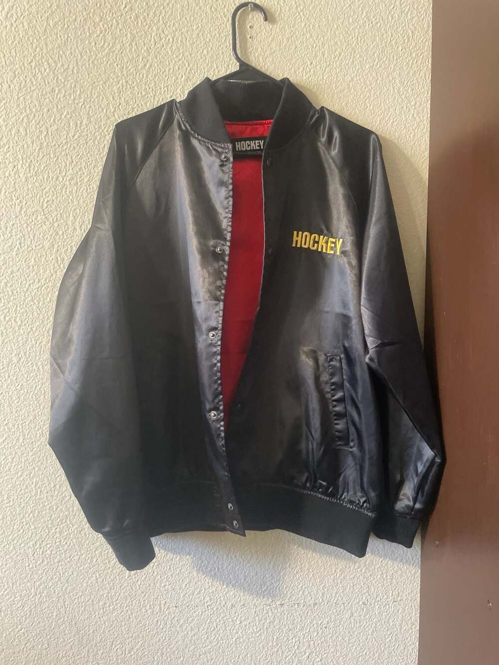 Hockey Skateboards Ben Kadow Dragon Satin Bomber Jacket